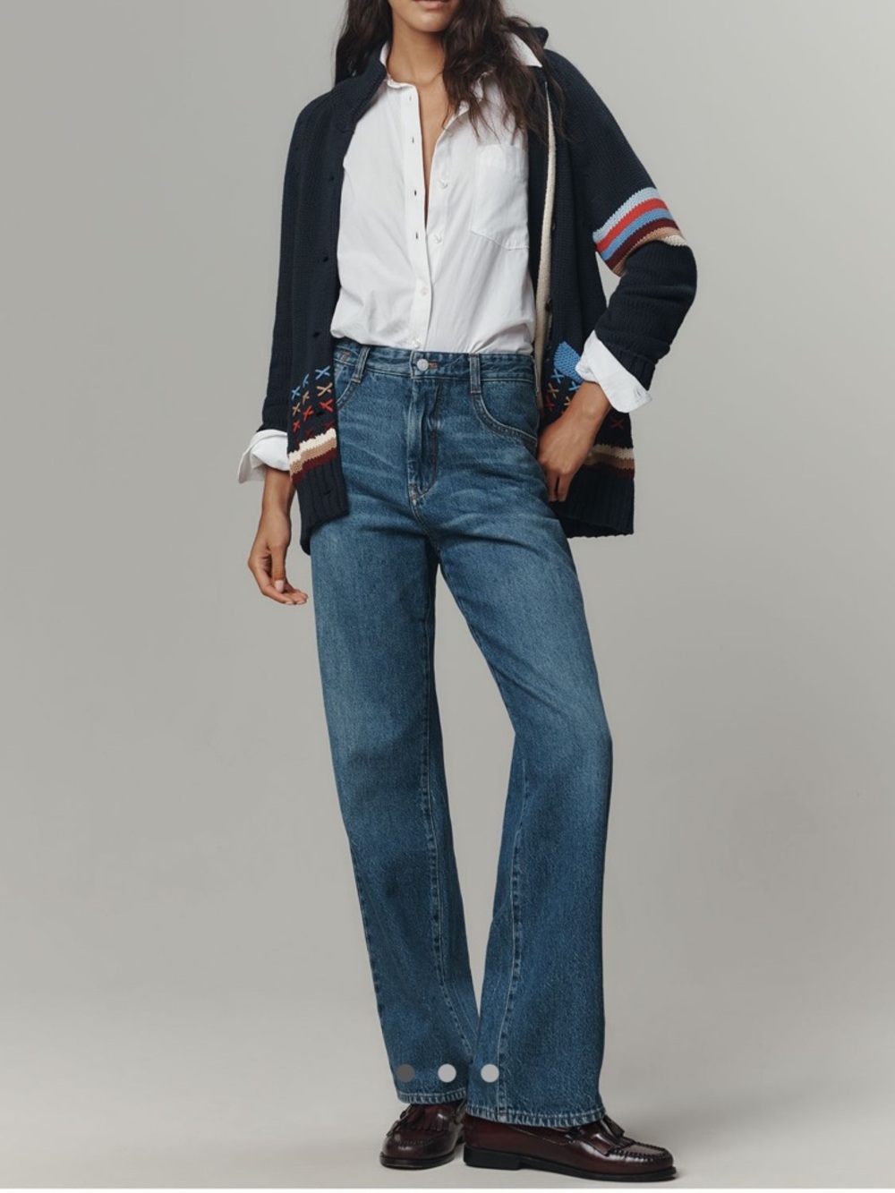 Anthropologie Pilcro The Mila Mid Rise Straight Leg Jean Pant - Picture 2 of 10